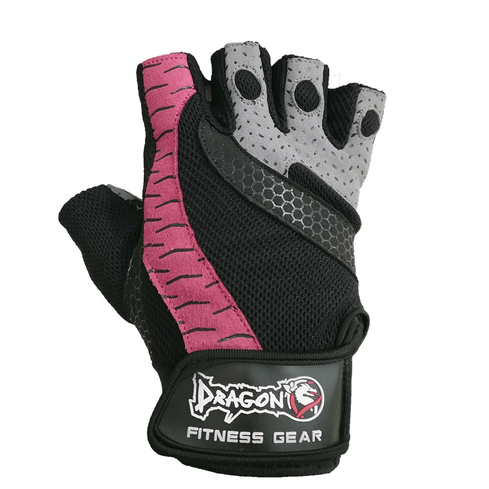 Dragon 1787 Lady Siyah-Pembe Eldiven - M