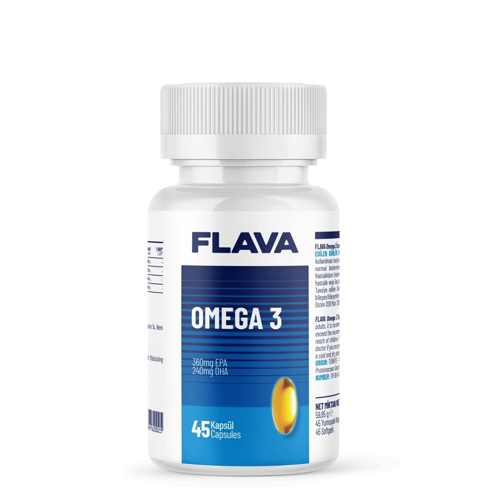Flava Omega 3 1000 Mg 45 Jel Kapsül