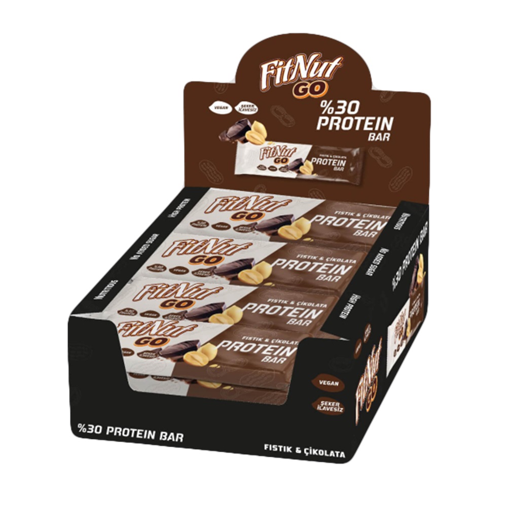 Fitnut Go Bar Fıstık & Çikolata 12 Adet