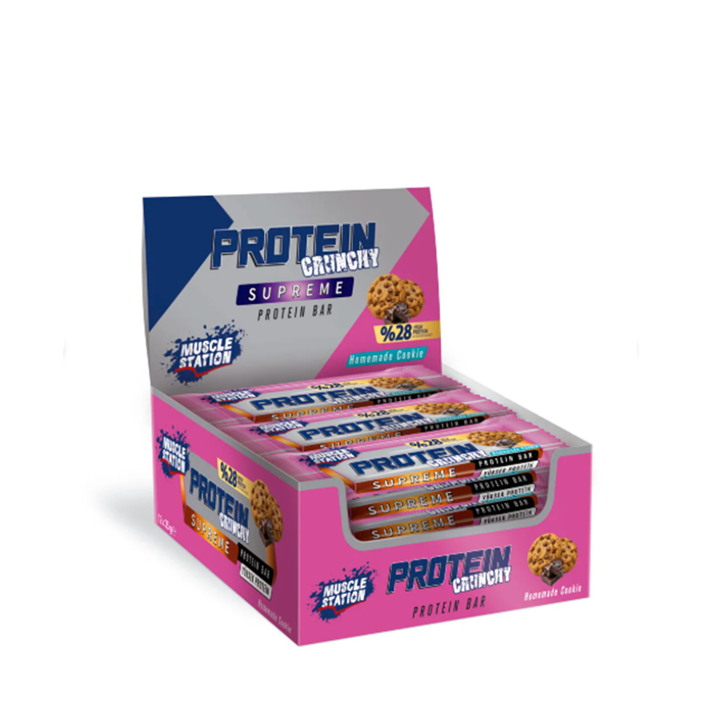 Muscle Station Supreme Protein Bar Kurabiyeli 12 Adet