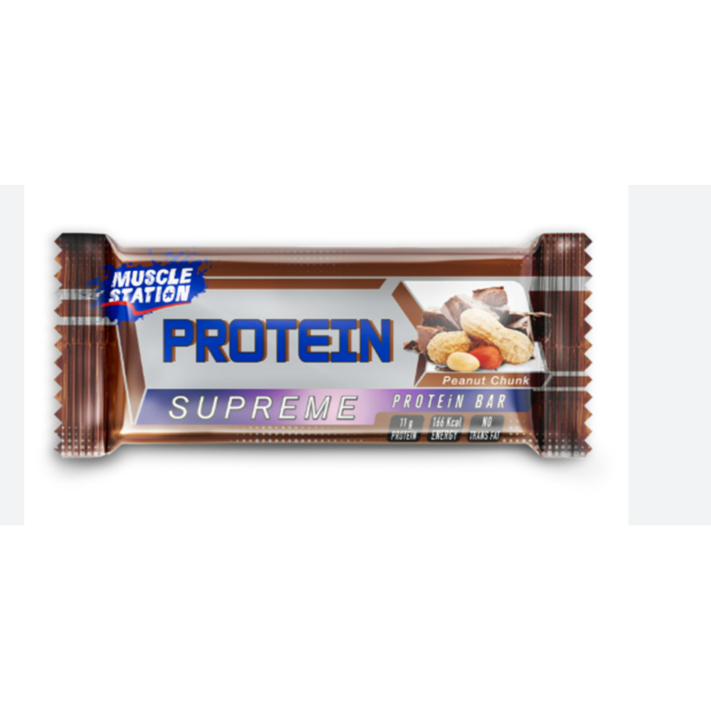 Muscle Station Supreme Protein Bar Fıstık Krokan 1 Adet