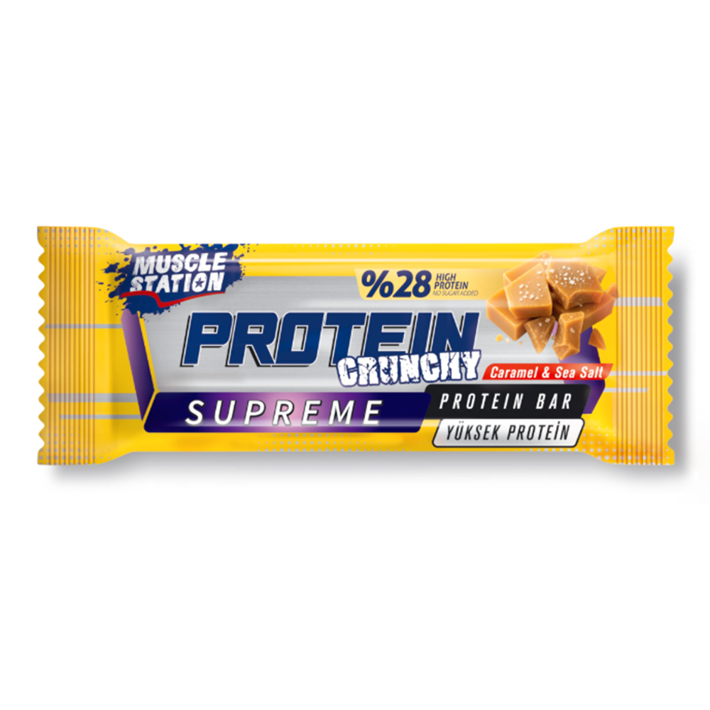 Muscle Station Supreme Protein Bar Salted Caramel 1 Adet