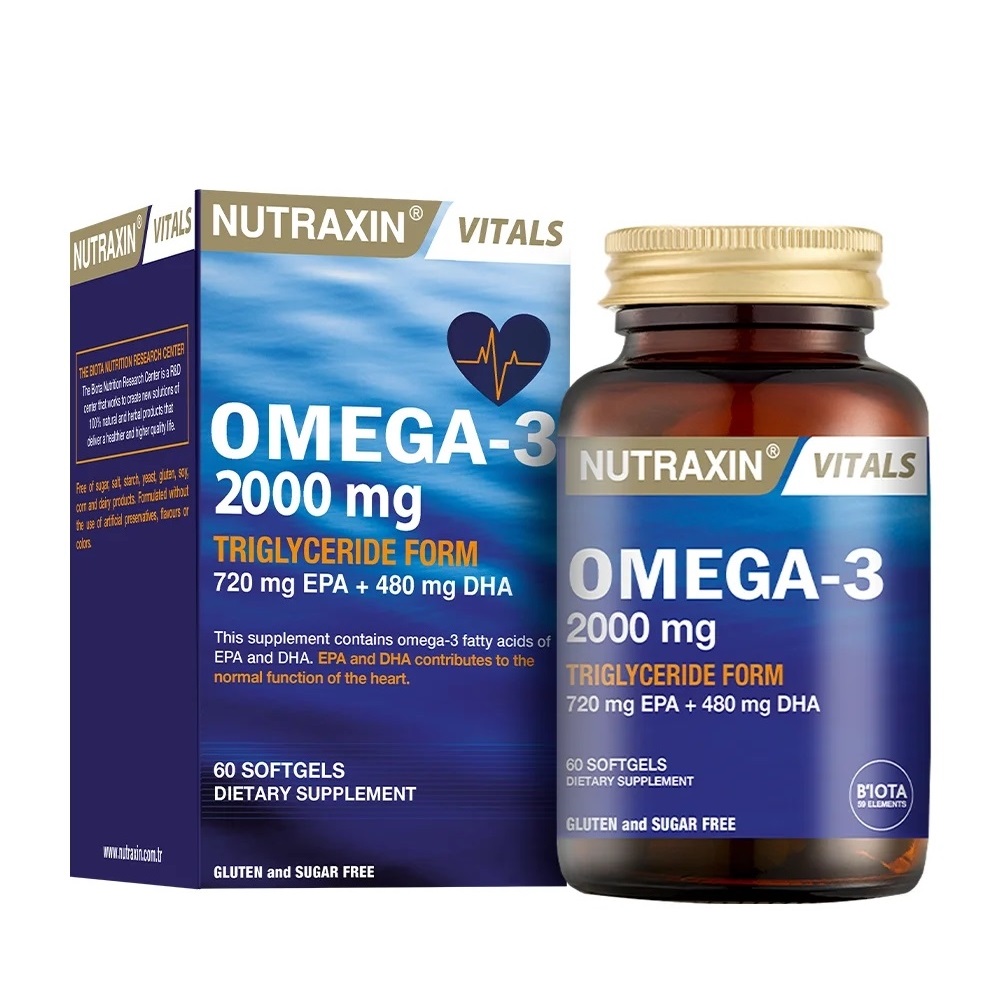 Nutraxin Omega-3 2000 Mg 60 Kapsül