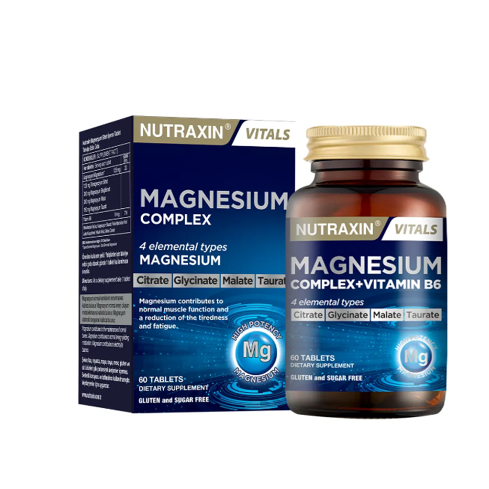 Nutraxin Magnesium Complex+Vitamin B6 60 Tablet