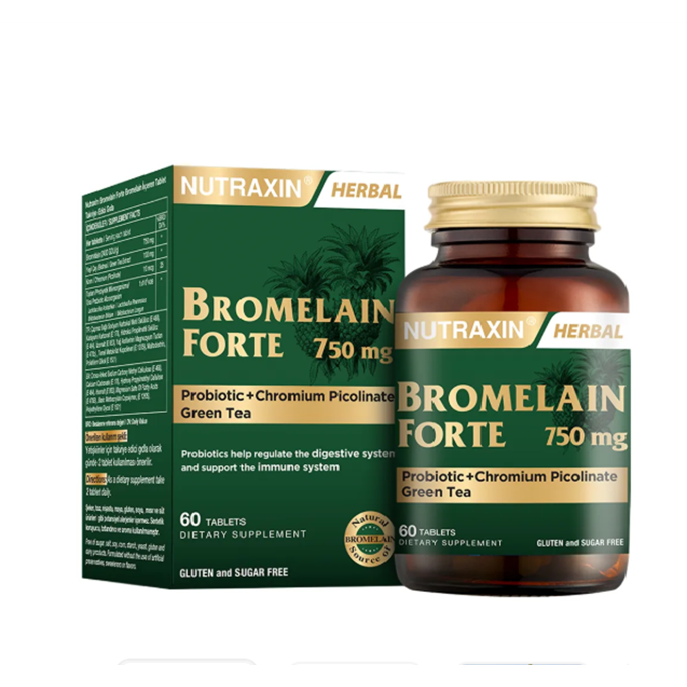 Nutraxin Bromelain Forte 60 Tablet