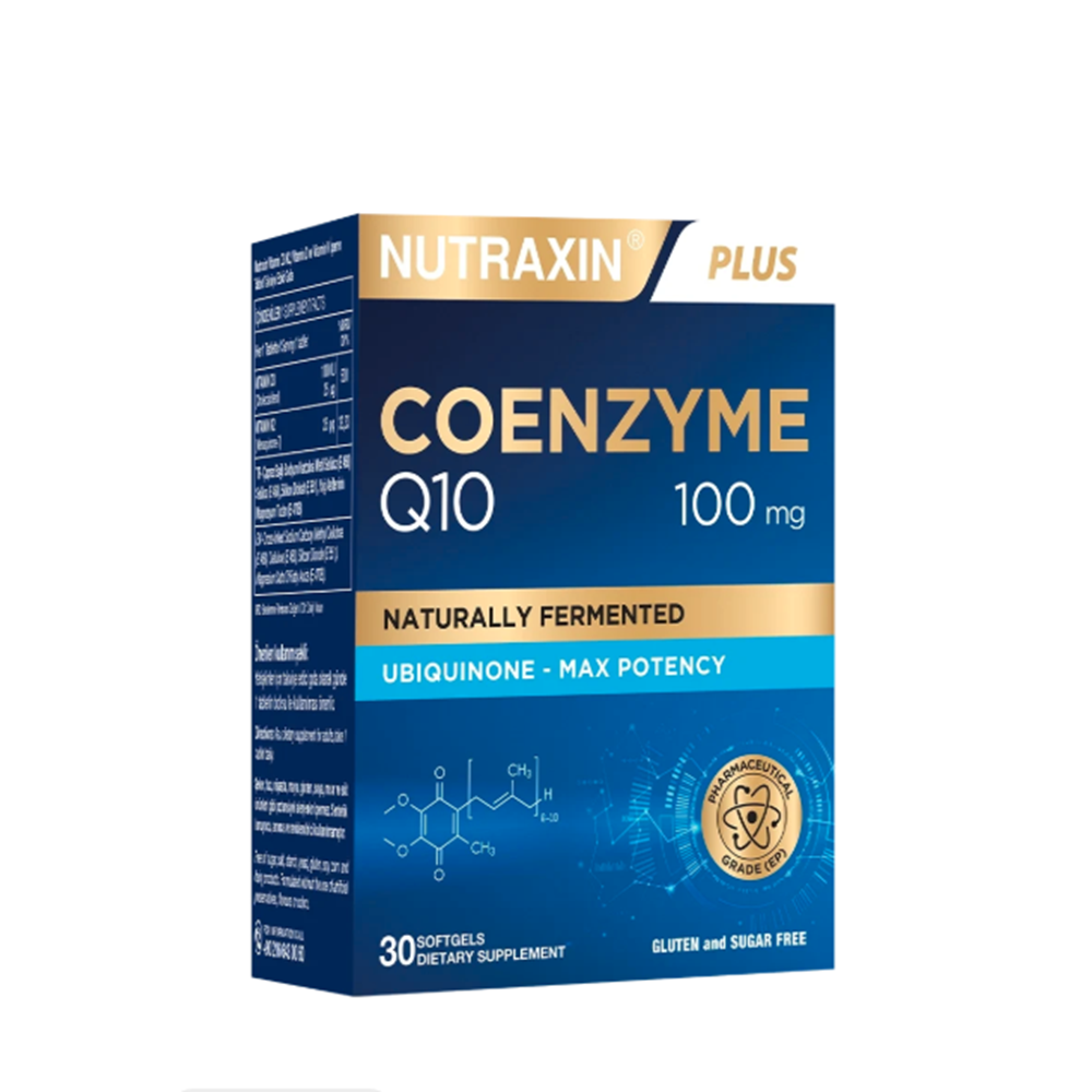 Nutraxin Coenzyme Q10 100 mg 30 Kapsül