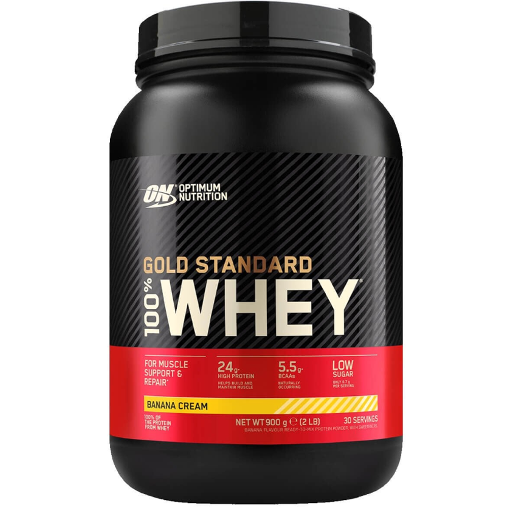Optimum Nutrition Gold Standart Whey Muz Krema 900 Gr