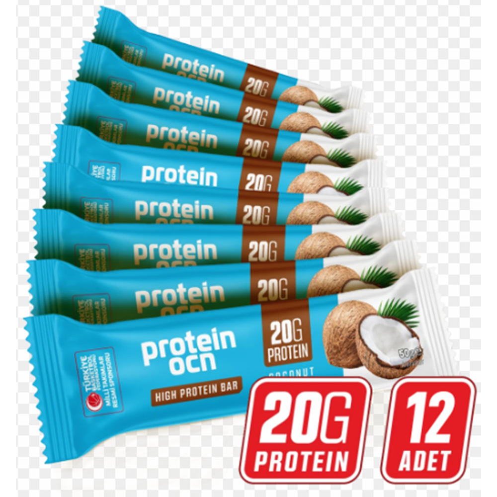 Protein Ocean Protein Bar Hindistan Cevizi 12 Adet