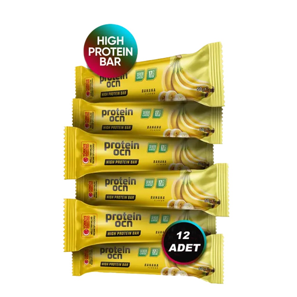 Protein Ocean Protein Bar Muz 12 Adet