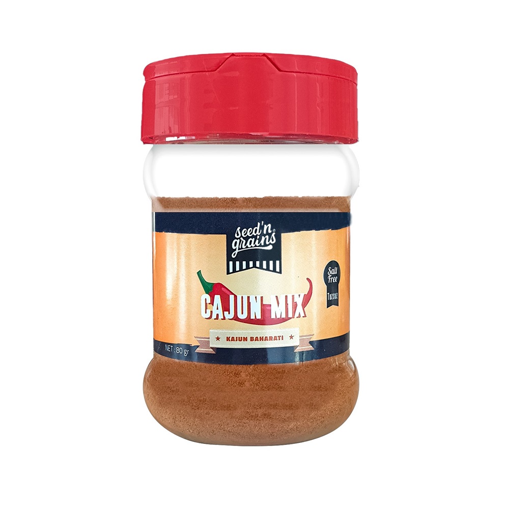 Seed n Grains Tuzsuz Kajun Baharatı 80 Gr
