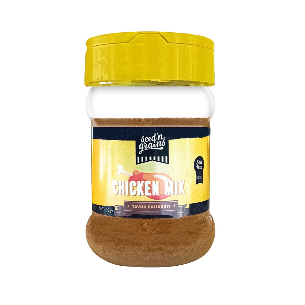 Seed n Grains Tuzsuz Tavuk Baharatı 80 Gr