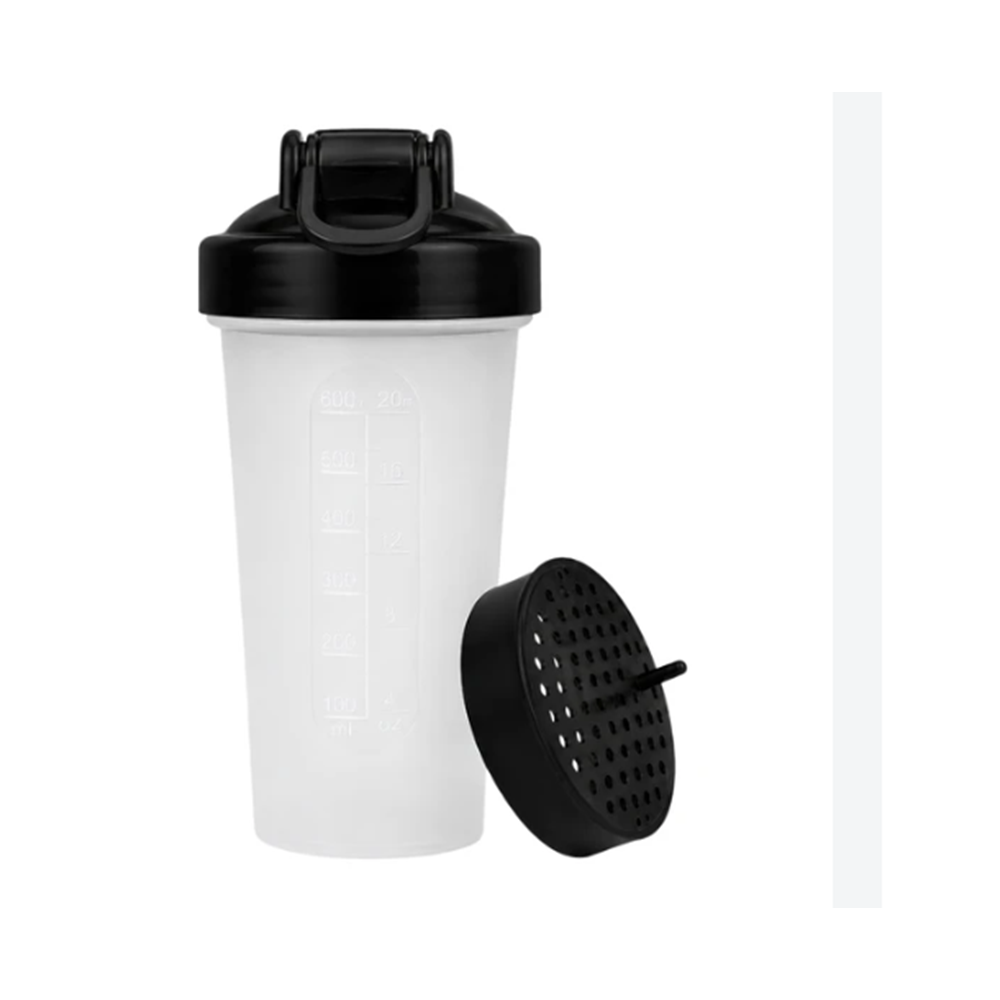 Optimum Nurition Şeffaf Siyah Shaker 600 Cc