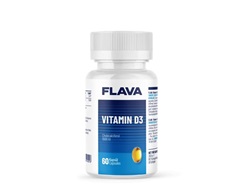 Flava Vitamin D3 60 Kapsül