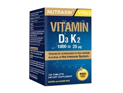 Nutraxin Vitamin Vitamin D3 K2 120 Tablet