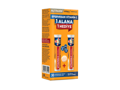 Nutraxin Vitamin C (1 Alana 1 BEDAVA) Efervesan 30 Tablet