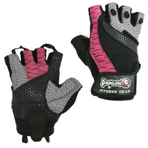 Dragon 1787 Lady Siyah-Pembe Eldiven - M