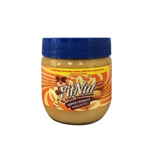 Fitnut Fıstık Ezmesi Şekersiz Parçacıklı 360 Gr
