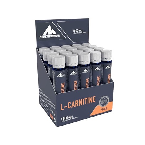 Multipower L-Carnitine Liquid 25 Ml 1800 Mg Şeftali 20 Ampül