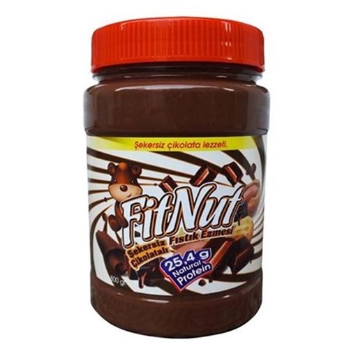 Fitnut Fıstık Ezmesi Şekersiz Çikolatalı 800 Gr