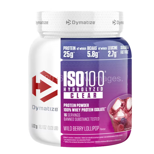 Dymatize Iso 100 Hydrolyzed Clear Whey Protein Tozu 512 Gr