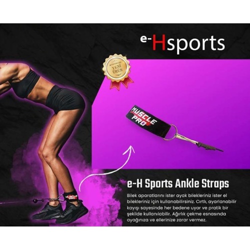 H-Sport Ankle Strap 1 Adet (BASKI VE RENK FARKLILIK GÖSTERİR)