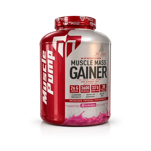 Muscle Pump Muscle Mass Gainer Çilek 3000 Gr