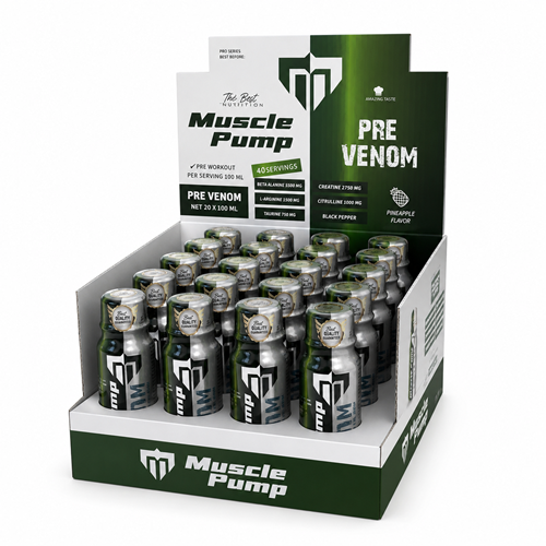 Muscle Pump Pre Venom Ananas 100 ml x 20 Shot