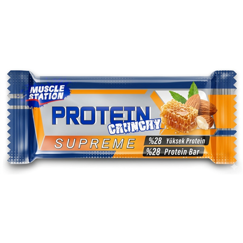 Muscle Station Supreme Protein Bar Ballı Badem 1 Adet