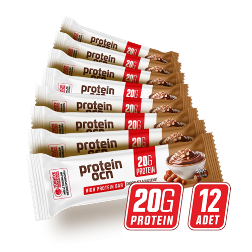 Protein Ocean Protein Bar Çikolata ve Fındık 12 Adet