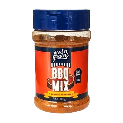 Seed n Grains BBQ Mix Barbekü Baharatı (Tuzsuz) 80 Gr