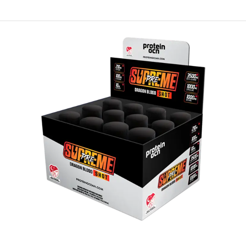 Protein Ocean Pre-Workout Shot Dragon Blood 12 Adet