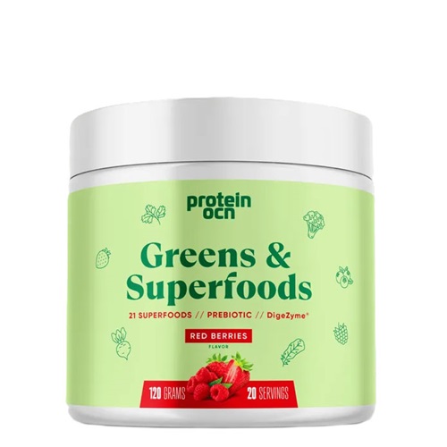 Protein Ocean Greens & Super Foods Red Berries 120 Gr