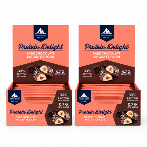 Multipower Delight Dark Çikolata Mochalı Protein Bar 18 Adet (2 Kutu)
