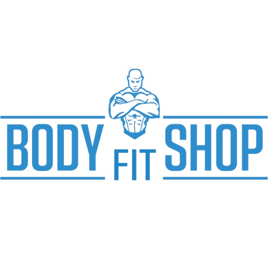 Body Fit Shop Protein Bar Logosu 80x33 Sticker Mavi