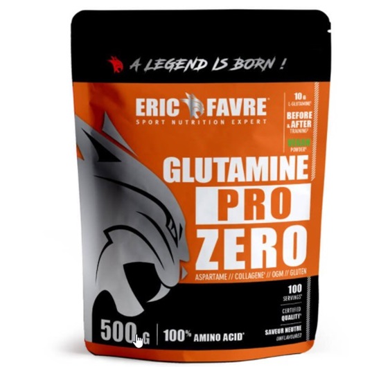 Eric Favre Glutamine Pro Zero 500 Gr