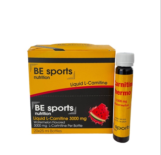 BE Sports Nutrition L-Carnitine Karpuzlu 3000 Mg 20 Ampul