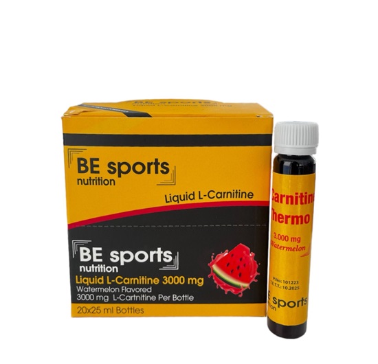 BE Sports Nutrition L-Carnitine Karpuzlu 3000 Mg 20 Ampul