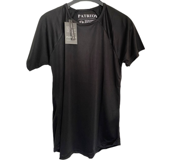 Black Baskısız T-shirt