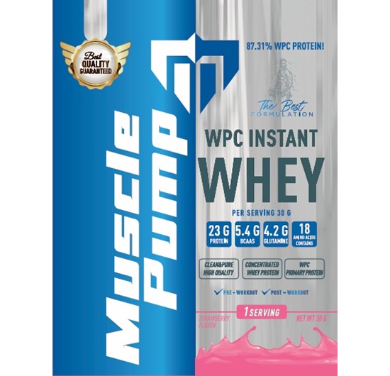 Muscle Pump Wpc Instant Whey Çilek 30 Gr