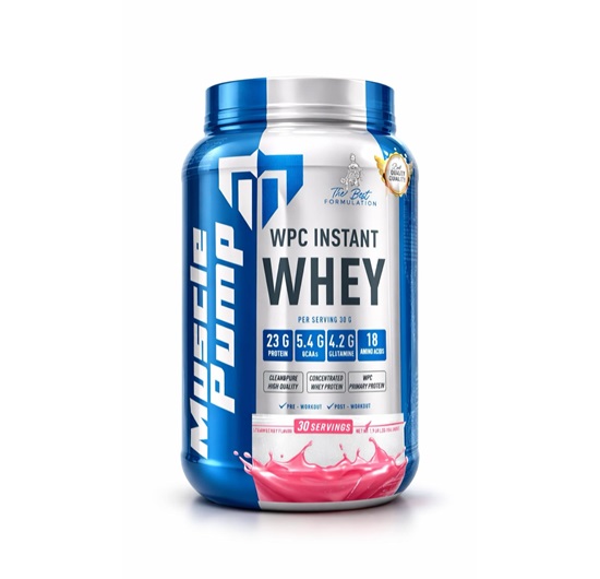 Muscle Pump Wpc Instant Whey Çilek 900 Gr