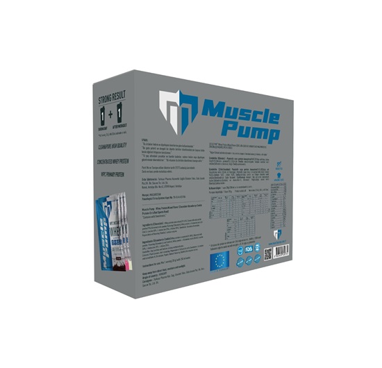 Muscle Pump Wpc Instant Whey Mix (Çikolata-Çilek-Kurabiye) 68 Saşe
