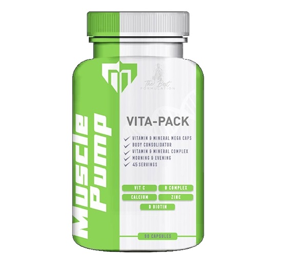 Muscle Pump Vita-Pack Vitamin Mineral 90 Kapsül