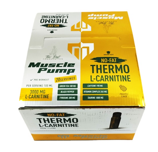 Muscle Pump No Fat Thermo L-Carnitine 100 mL x 20 Shot