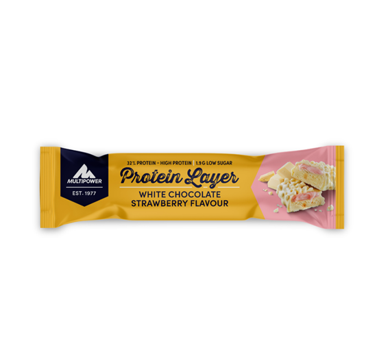 Multipower Protein Layer Bar Beyaz Çikolata-Çilek 1 Adet