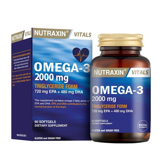 Nutraxin Omega-3 2000 Mg 60 Kapsül