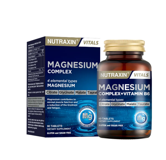 Nutraxin Magnesium Complex+Vitamin B6 60 Tablet