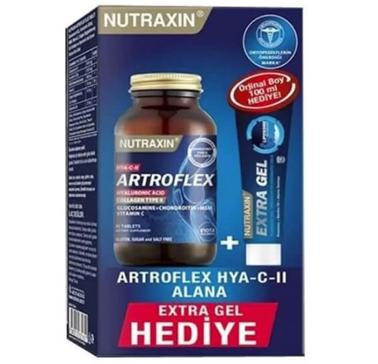 Nutraxin Artroflex 90 Tablet + Extra Jel 100 mL HEDİYELİ
