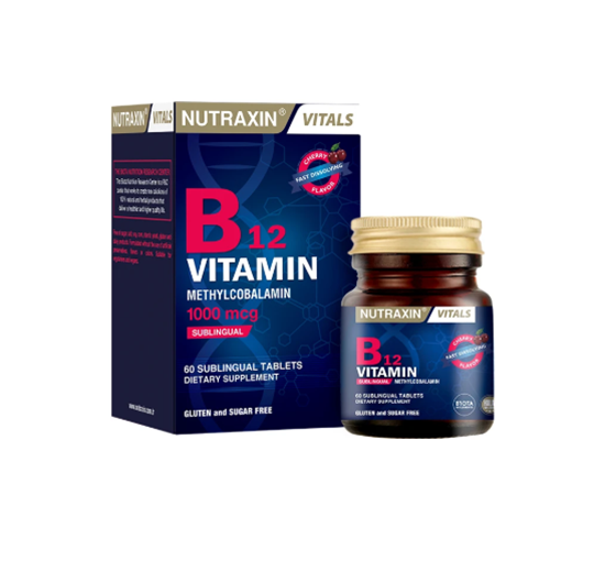 Nutraxin B12 Vitamin 1000 Mcg 60 Tablet