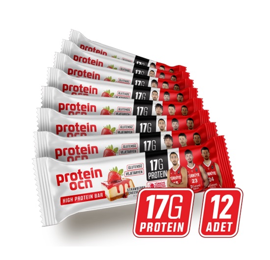 Protein Ocean Protein Bar Çilek Cheescake 12 Adet