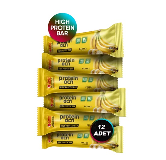 Protein Ocean Protein Bar Muz 12 Adet